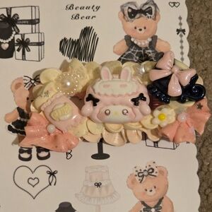 Sweet Piano Head Hair Clip